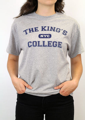T-Shirt, TKC NYC (Navy and Gray)